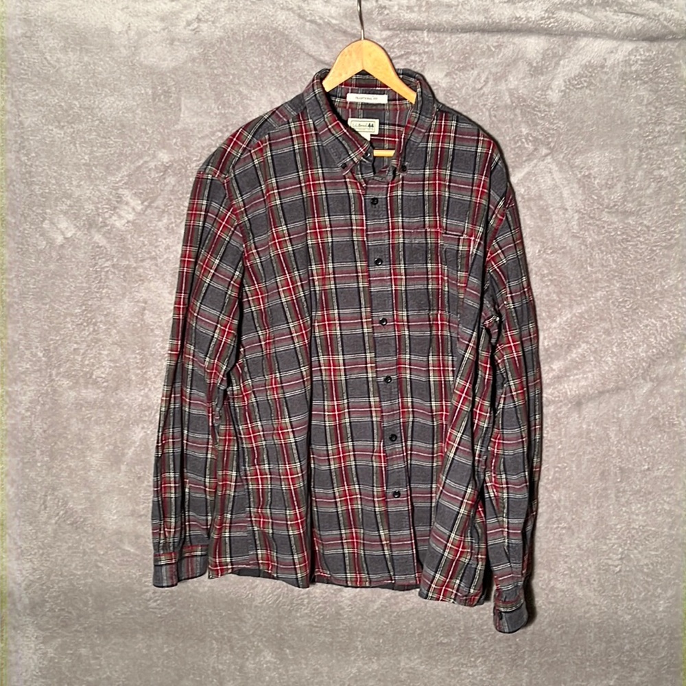 L. L. Bean Men’s Flannel Long Sleeve shirt. XXL